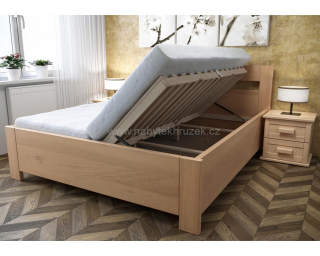 postel Romana s úložným prostorem